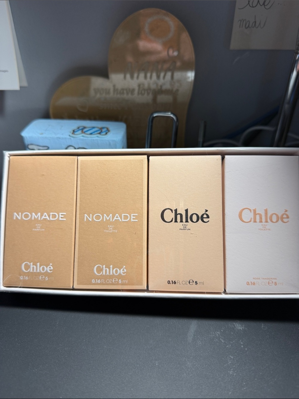 Chloe gift set four piece-Nomade and Chloe Original